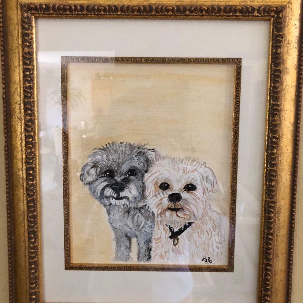 Hand painted original watercolor painting